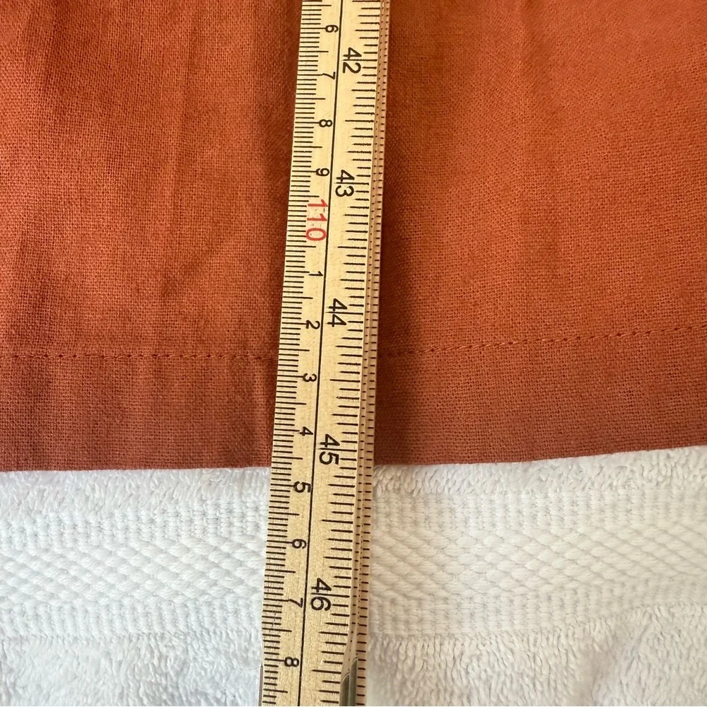 Abercrombie & Fitch Rust Asymmetrical Tiered Maxi Dress Size‎ XL